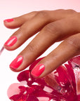 MANUCURIST Green™ Nagellack - Pomme d‘Amour Jelly - Halbtransparenter, himbeerrosa Nagellack