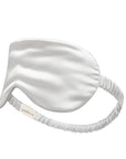 Silk Eye Mask Silver Grey