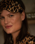 Silk Eye Mask Leopard Print