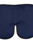 Holistic Silk - Deluxe Silk Lavender Eye Mask Navy - Extra große Anti-Aging Schlafmaske