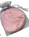Holistic Silk - Deluxe Silk Lavender Eye Mask Rose - Extra große Anti-Aging Schlafmaske