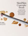 RMS Beauty Skin2Skin Concealer Brush - Pinsel für flüssige & cremige Concealer