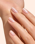 MANUCURIST Green™ Nagellack - Shimmery Top Coat Silver