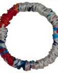 Skinny Scrunchies aus Seide - Blooming