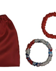 Skinny Scrunchies aus Seide - Blooming