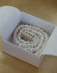 Silk Headband Powder White