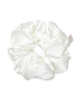 Pure Mulberry Silk Scrunchie - White