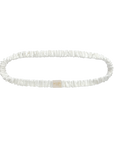 Silk Headband Powder White