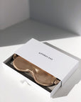 Silk Eye Mask French Beige