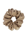 Silk Scrunchie French Beige M