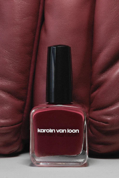 Karolin Van Loon Nagellack BORDEAUX VELOURS - Bordeauxrot
