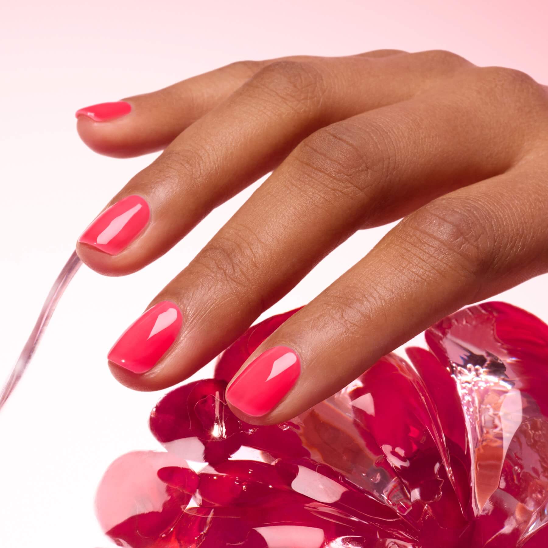 MANUCURIST Green™ Nagellack - Pomme d‘Amour Jelly -  Halbtransparenter, himbeerrosa Nagellack