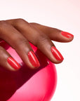 MANUCURIST Green™ Nagellack - Twizzle - Halbtransparenter roter Nagellack mit orangenem Unterton