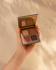 INIKA ORGANIC Eyeshadow Quad „Flowers“- Lidschattenpalette mit 4 Farben