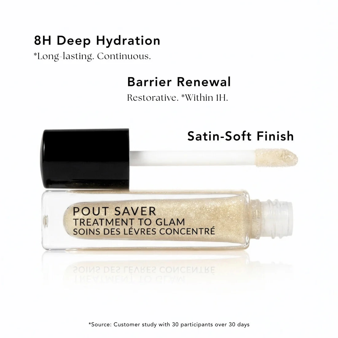 POUT SAVER Treatment To Glam - Regenerierender Lip Balm mit elegantem Schimmer