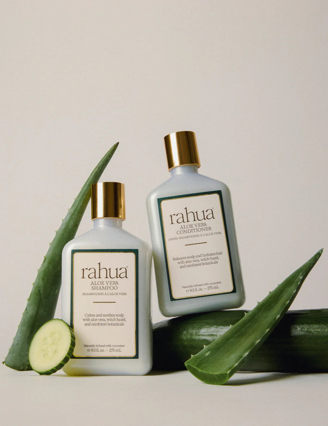 RAHUA Aloe Vera Shampoo - sanft beruhigend &amp; lindernd bei empfindlicher Kopfhaut