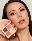 INIKA ORGANIC Eyeshadow Quad „Flowers“- Lidschattenpalette mit 4 Farben