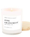 Duftkerze Pink Grapefruit - Sojawachskerze mit Grapefruit, Orange & Zeder