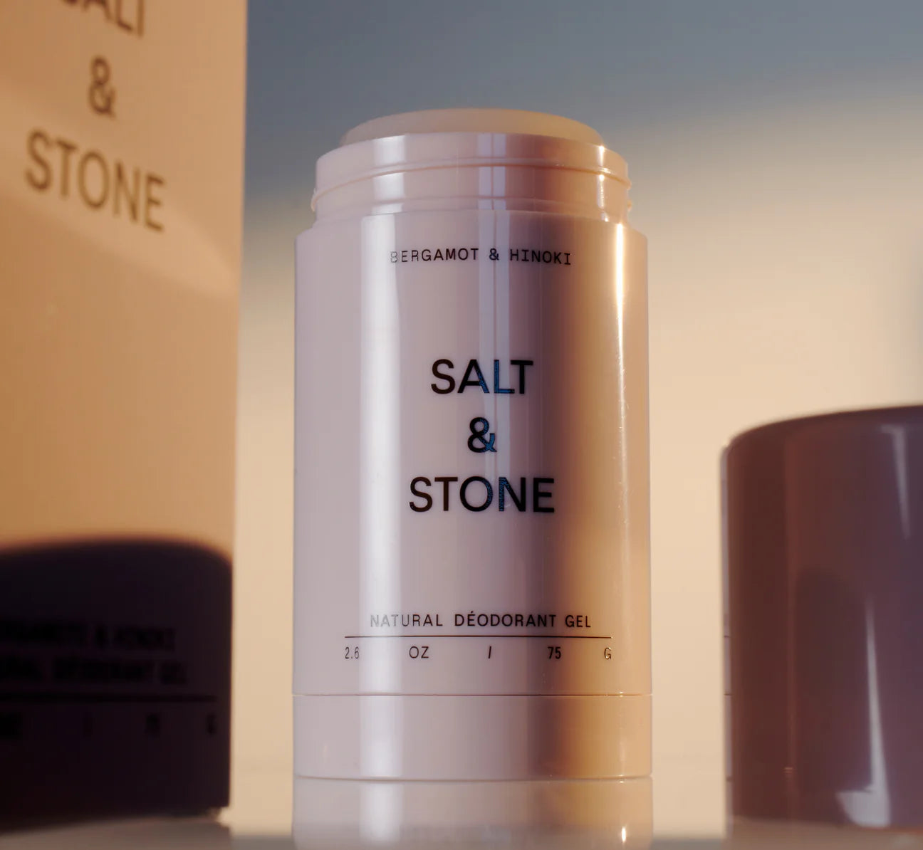 Salt &amp; Stone - Natural Deodorant Gel - Sensitive Skin - Bergamot &amp; Hinoki