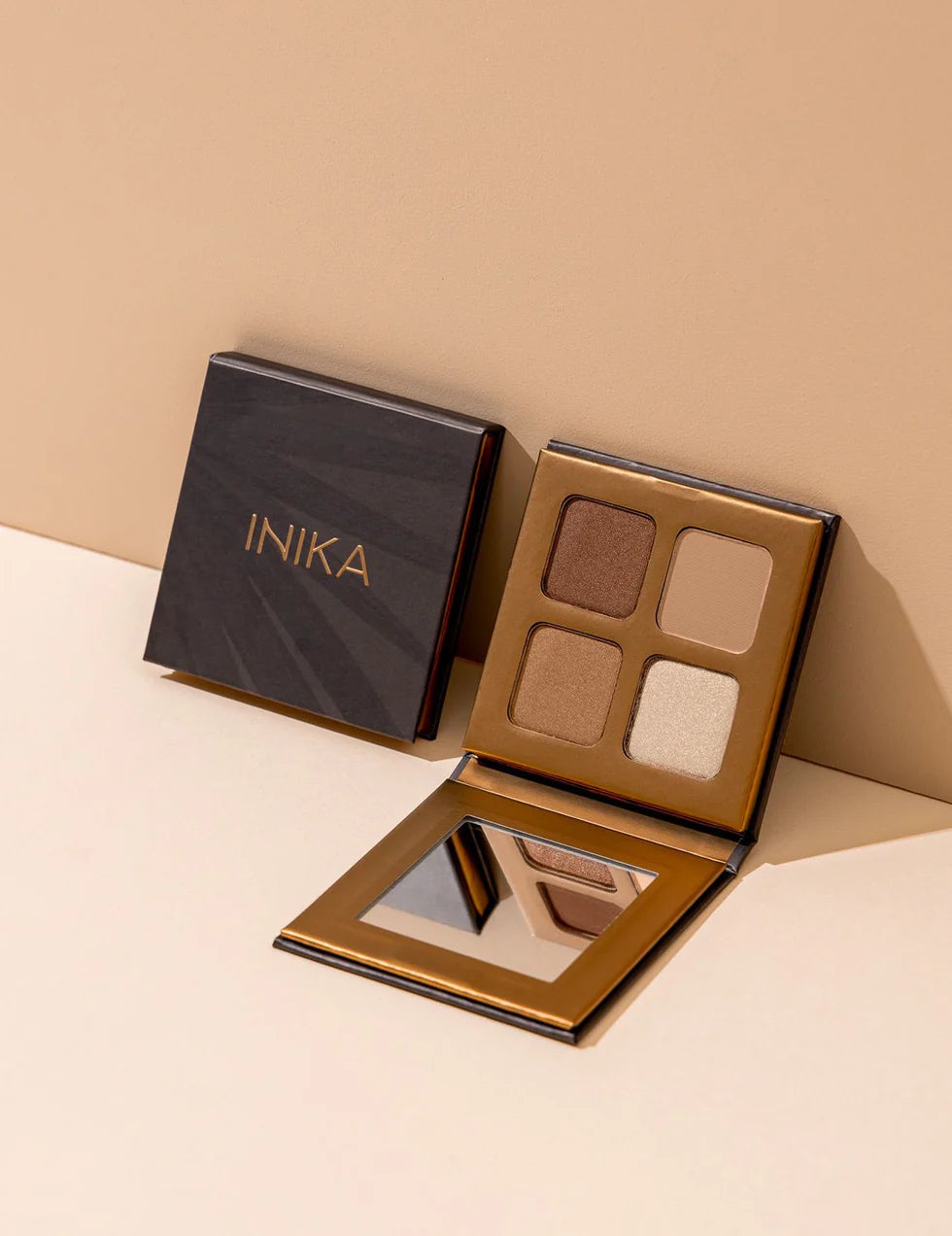 INIKA ORGANIC Eyeshadow Quad „Wind“- Lidschattenpalette mit 4 Farben