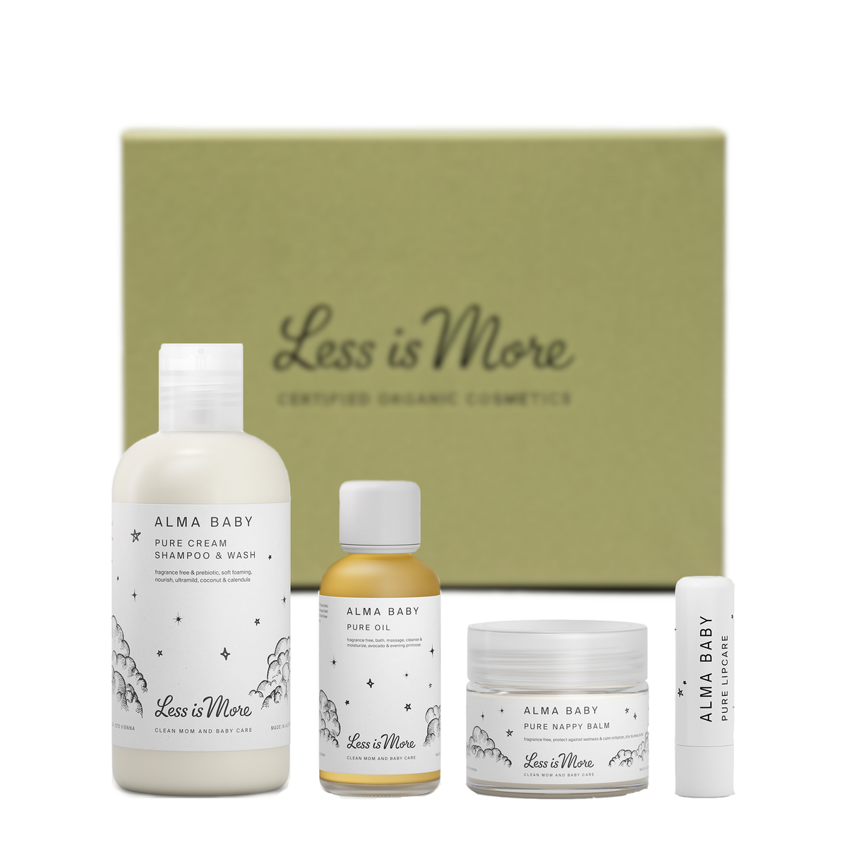 ALMA BABY Box Newborn – Babypflege-Set