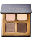 INIKA ORGANIC Eyeshadow Quad „Wind“- Lidschattenpalette mit 4 Farben