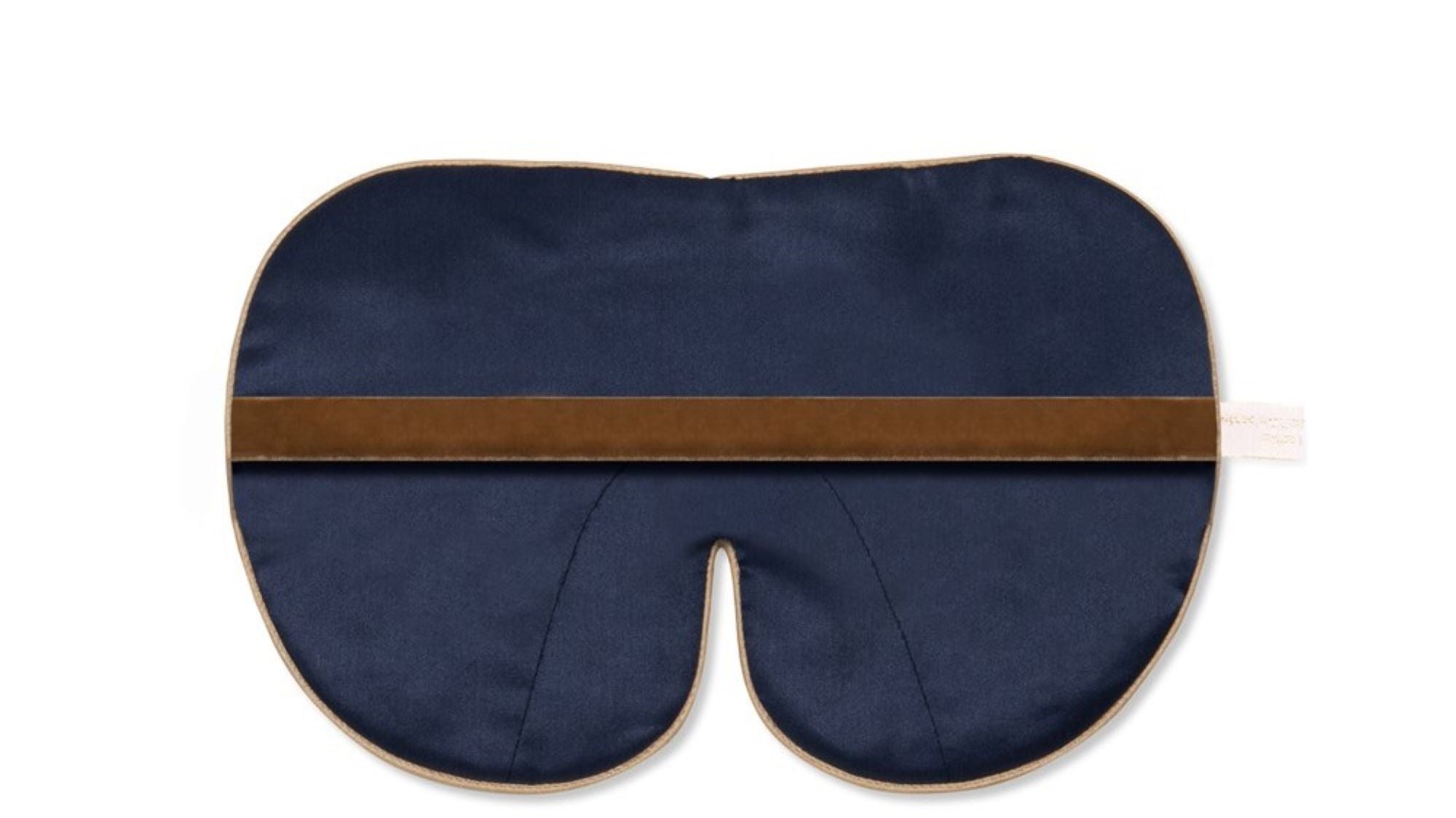 Holistic Silk - Deluxe Silk Lavender Eye Mask Silver - Extra große Anti-Aging Schlafmaske