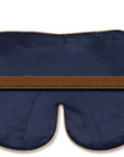 Holistic Silk - Deluxe Silk Lavender Eye Mask Navy - Extra große Anti-Aging Schlafmaske