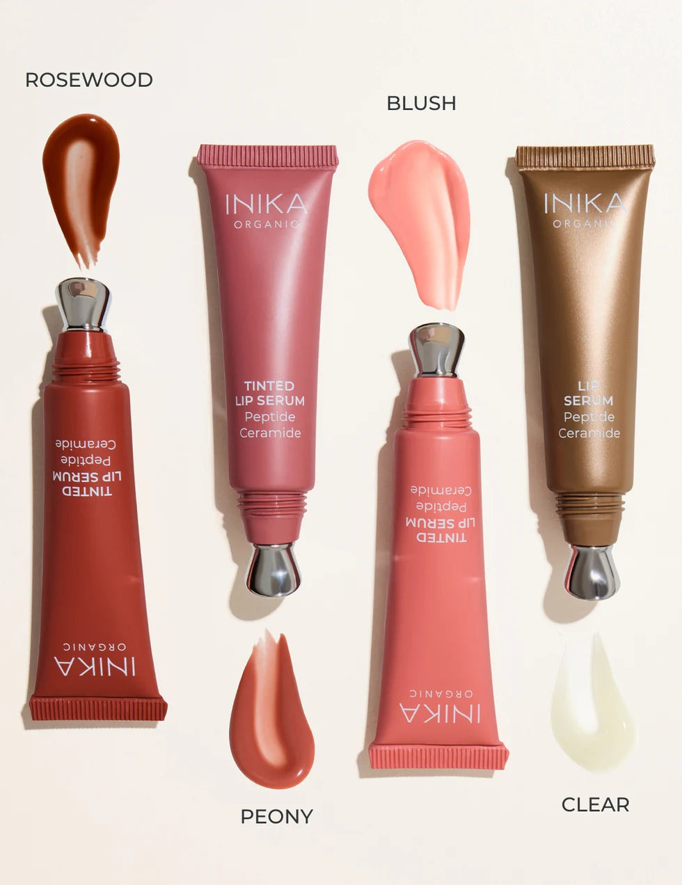 INIKA Organic Tinted Lip Serum Peptide + Ceramide - getöntes Lippenserum