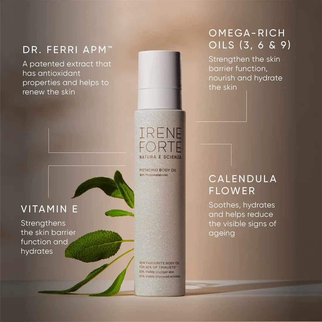 Pistachio Body Oil with Phytomelatonin