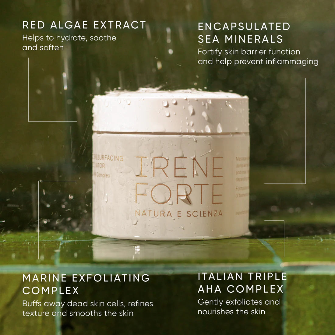 IRENE FORTE Red Algae Resurfacing Body Exfoliator