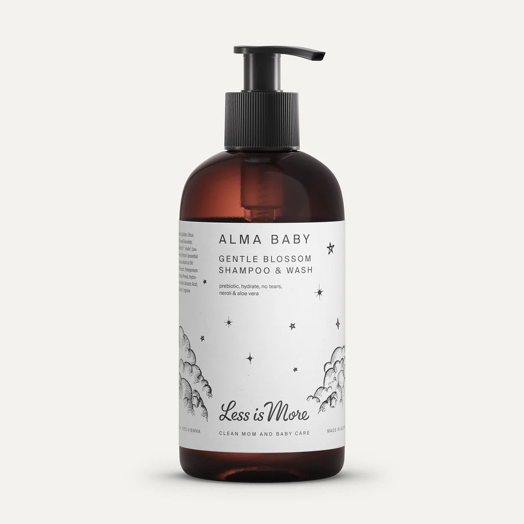 ALMA BABY Gentle Blossom Shampoo &amp; Wash – Mildes 2-in-1 Shampoo &amp; Duschgel für Babys und Kinder