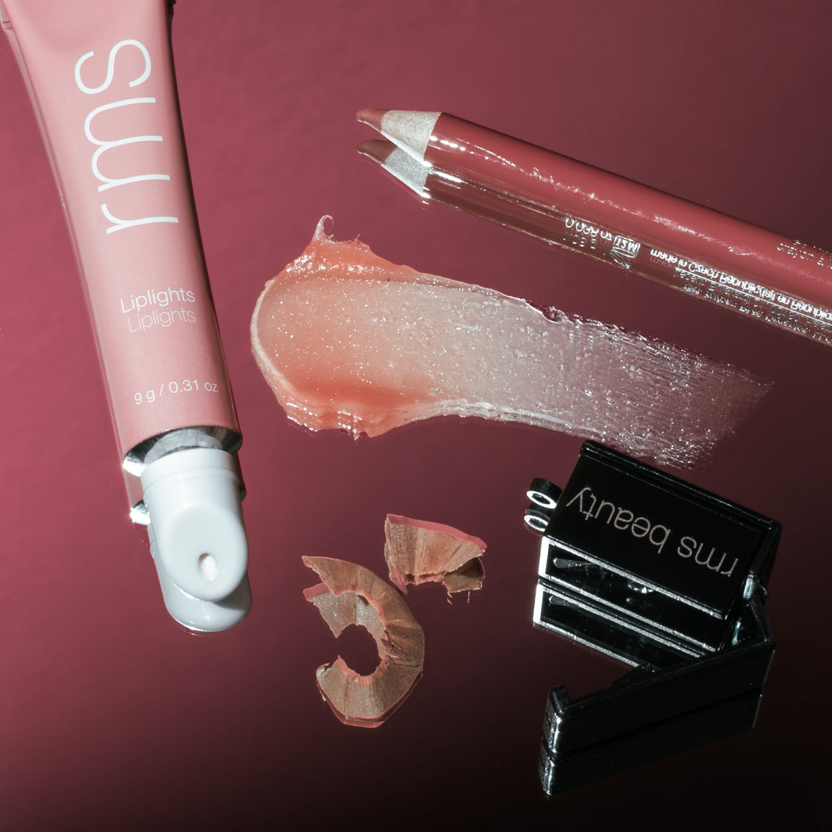 RMS Beauty The Line &amp; Shine Kit – Lip-Duo mit Lip Liner &amp; Lip Gloss – Limited Edition