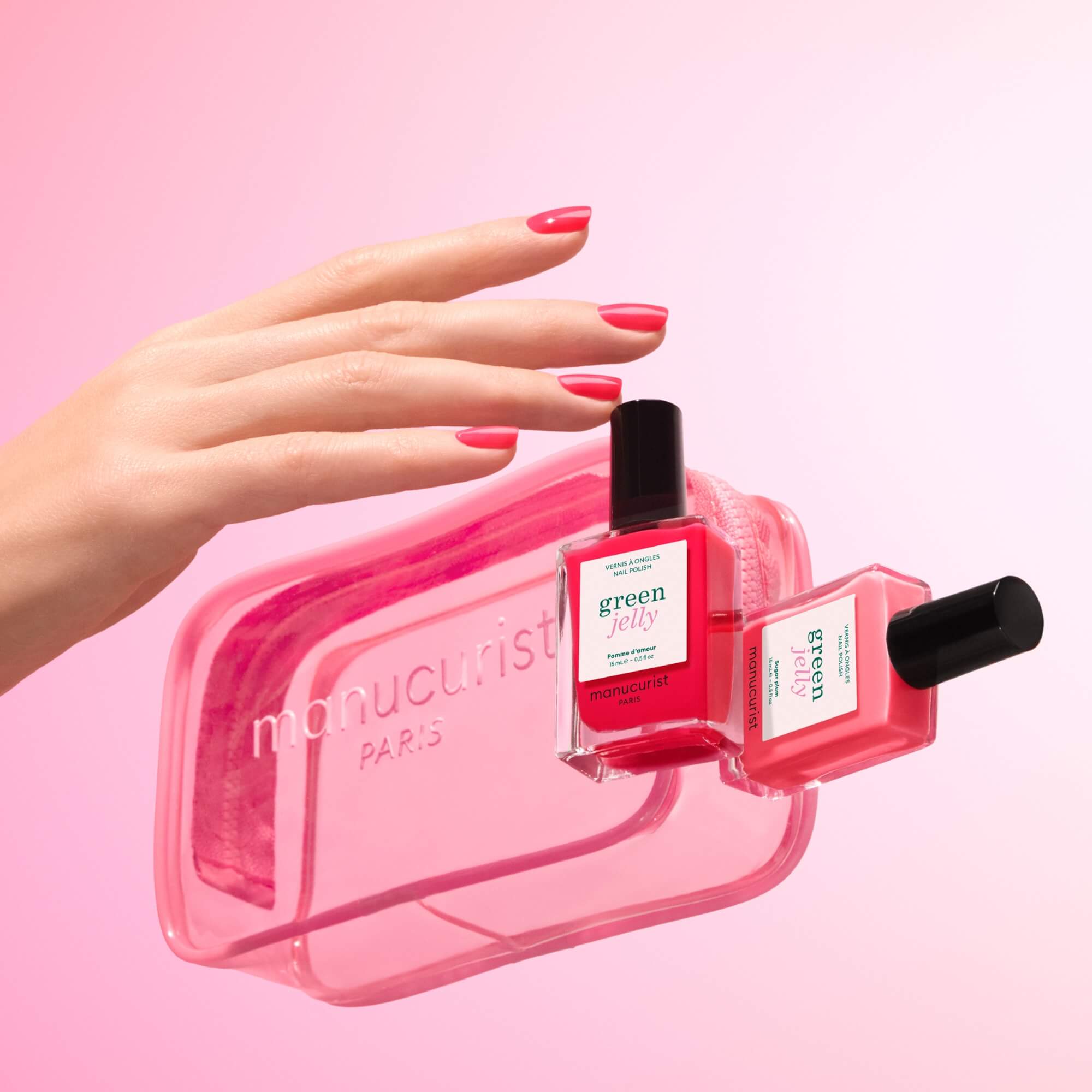 MANUCURIST Jelly Pouch mit zwei Green™ Jelly-Nagellacken – Limited Edition