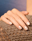 MANUCURIST Green™ Nagellack - Solar - Weiß mit zartem Goldschimmer