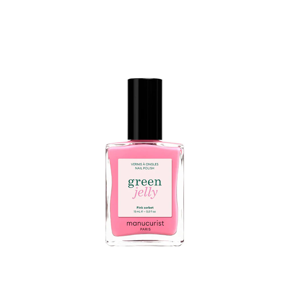 MANUCURIST Green™ Nagellack - Pink Sorbet Jelly -  Halbtransparentes Candy-Rosa mit kühlem Unterton