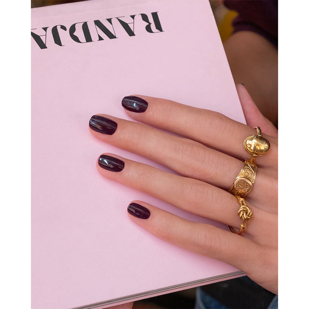 MANUCURIST Green™ Nagellack - Aubergine - Tiefviolett