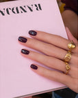 MANUCURIST Green™ Nagellack - Aubergine - Tiefviolett