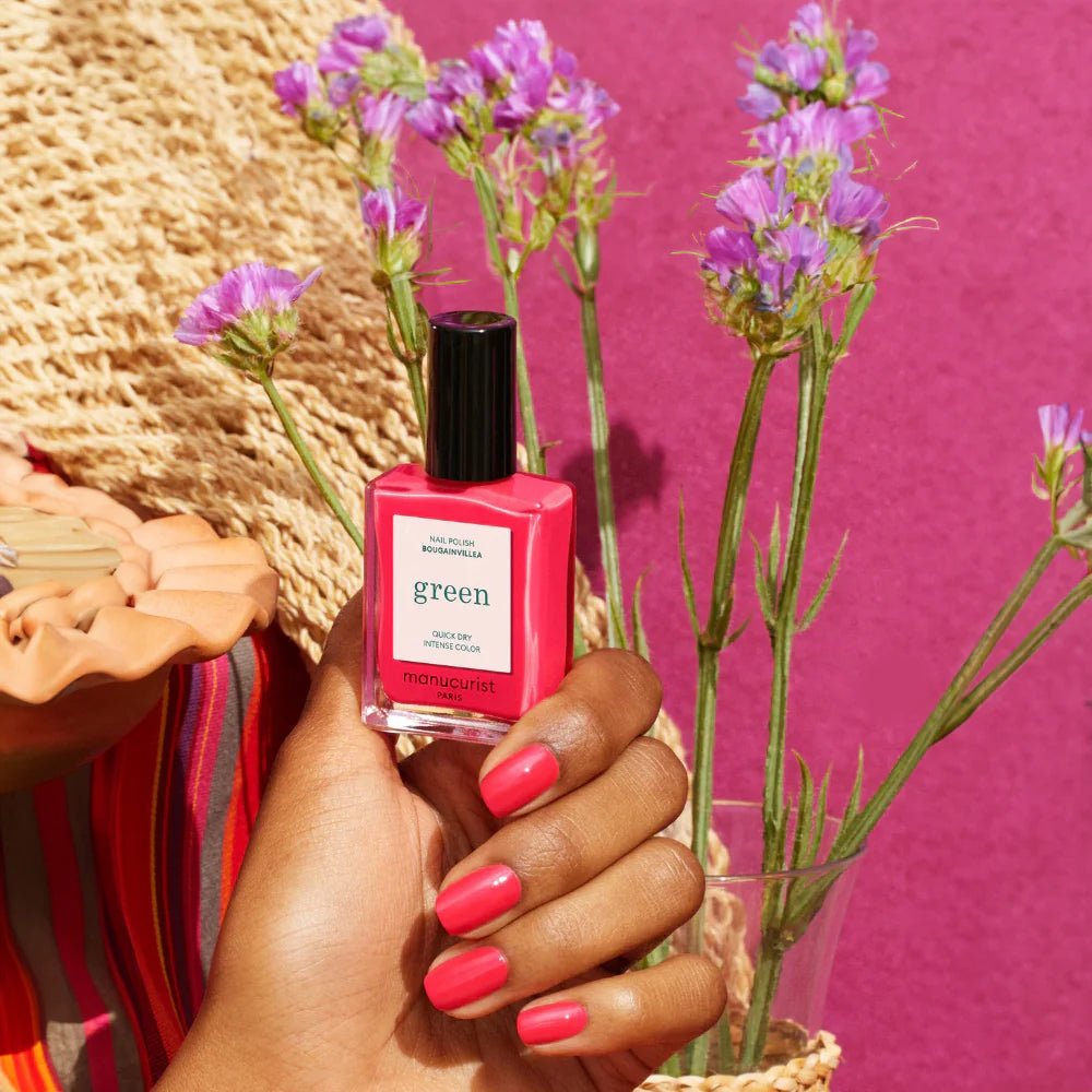MANUCURIST Green™ Nagellack - Bougainvillea - Rot mit rosa Untertönen