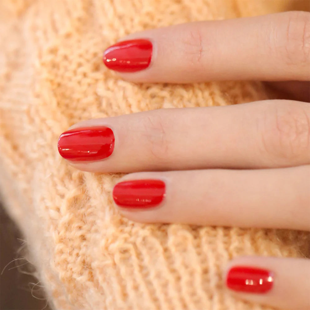 MANUCURIST Green™ Nagellack - Poppy Red - Orangerot