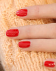MANUCURIST Green™ Nagellack - Poppy Red - Orangerot