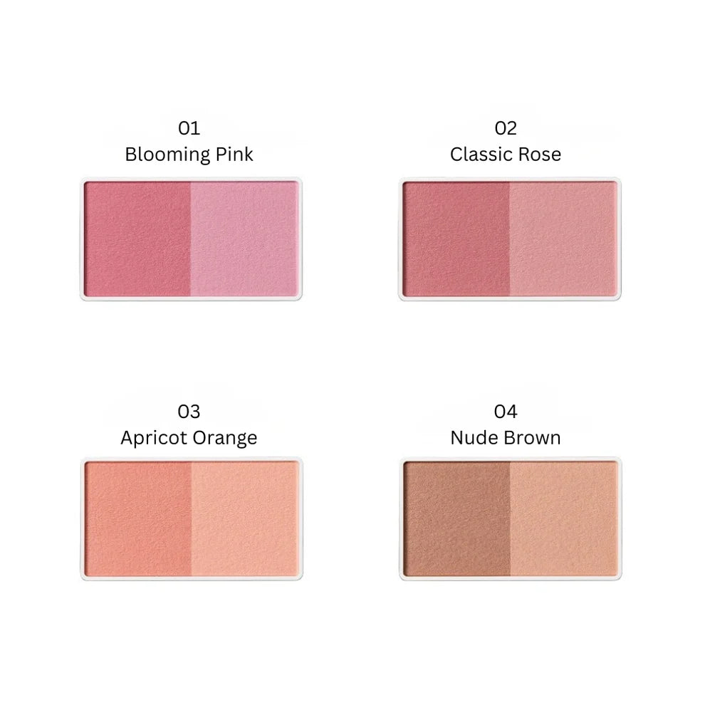 NATURAGLACÉ Cheek Blush – Puder-Rouge mit zwei aufeinander abgestimmten Farbtönen