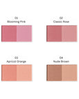 NATURAGLACÉ Cheek Blush – Puder-Rouge mit zwei aufeinander abgestimmten Farbtönen