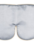Holistic Silk - Deluxe Silk Lavender Eye Mask Silver - Extra große Anti-Aging Schlafmaske