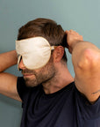 ﻿Holistic Silk - Classic Silk Lavender Eye Mask - Anti-Aging Schlafmaske - Silver