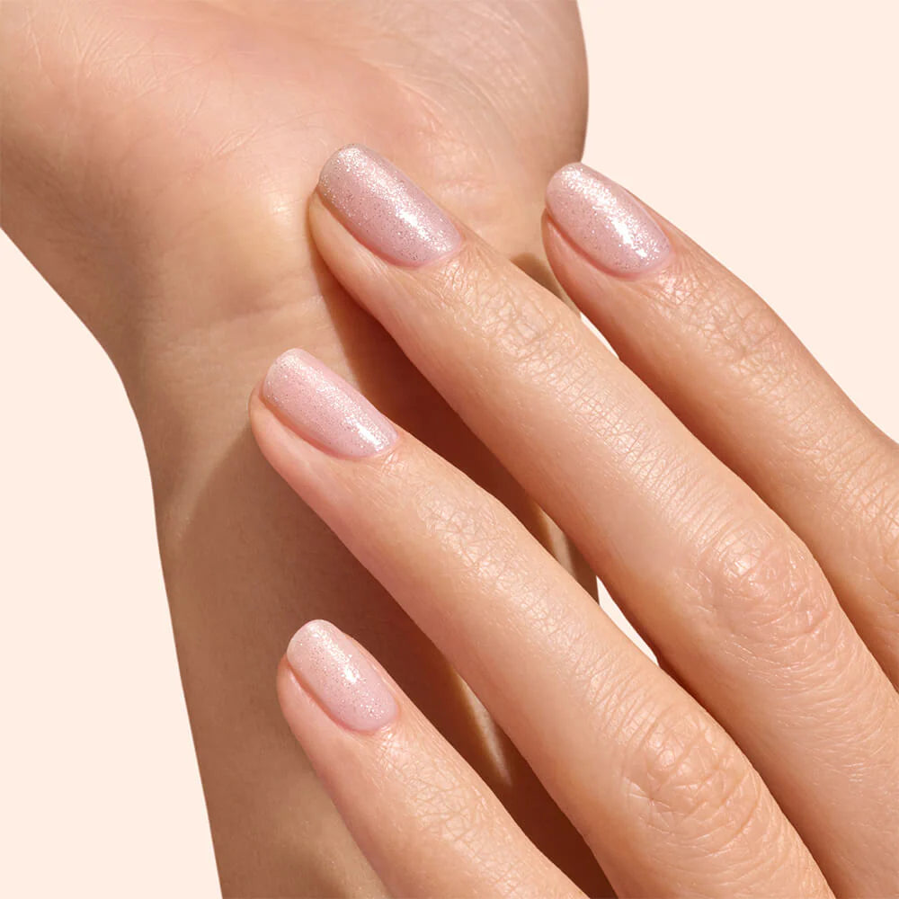 MANUCURIST Green™ Nagellack - Shimmery Top Coat Silver