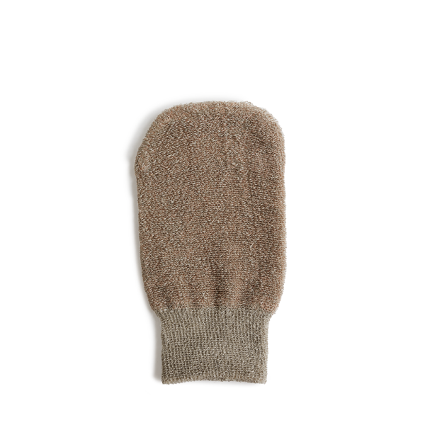 peeling handschuhe Peeling-Handschuh aus Leinen mit Kupfer – Organic Luxury