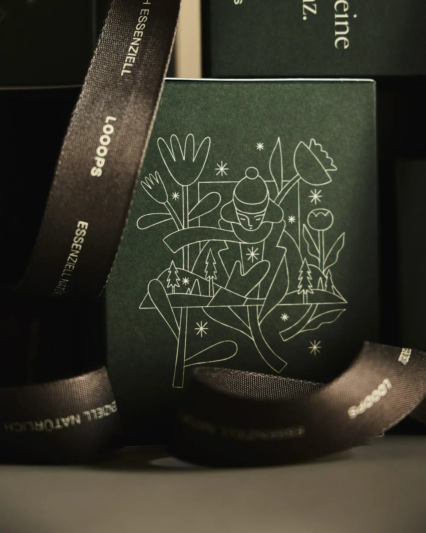 LOOOPS Duftkerze Ruhe der WinterZeit - Balance - zimtig-warmer Duft mit Blutorange, Zimt &amp; Gewürznelke