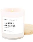 Duftkerze Luxury Getaway - Sojawachskerze mit Leder, Iris & Sandelholz