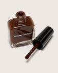Karolin Van Loon Nagellack MAGMA NOIR - Tiefes Dunkelbraun